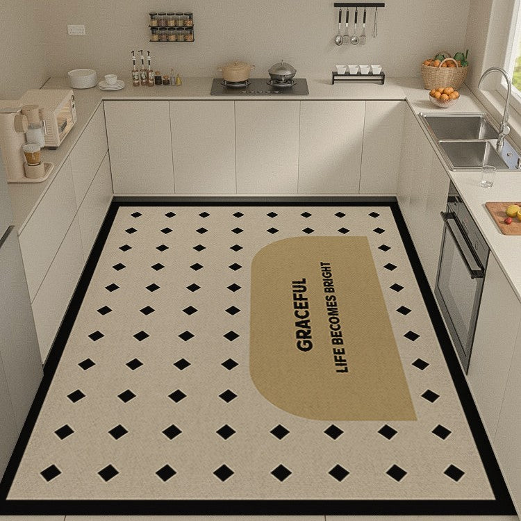 Light Luxury Diatom Mud Kitchen Carpet