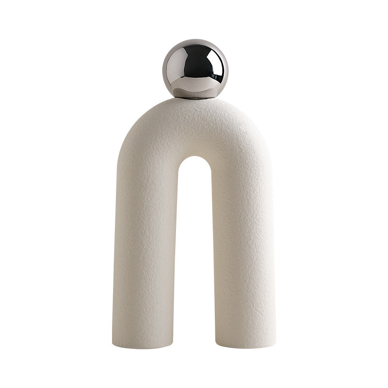 Modern Abstract Arch Ball Decor