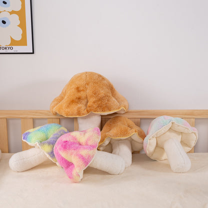 Cute Mushroom Plush Pillow for Kids Home Decor