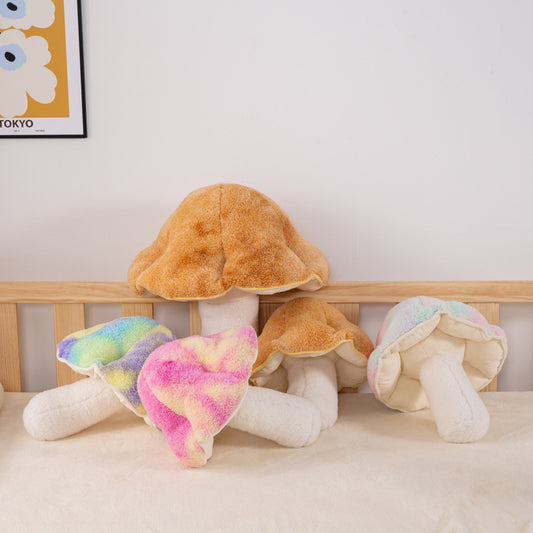 Cute Mushroom Plush Pillow for Kids Home Decor