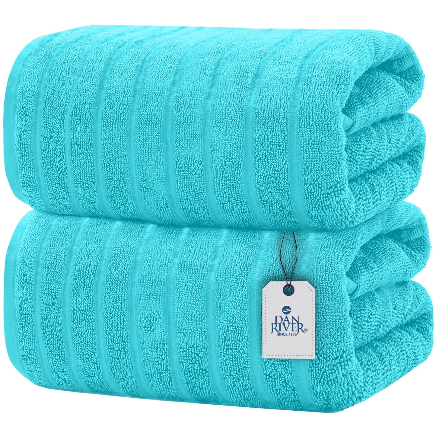 Luxury Jumbo Bath Sheets – Hunter Green, 550 GSM, 35”×70”, Set of 2