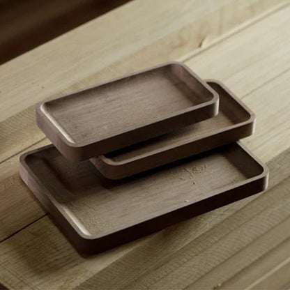 Solid Wood Desktop Storage Tray