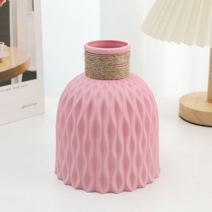 Plastic Origami Vase Desktop Decor