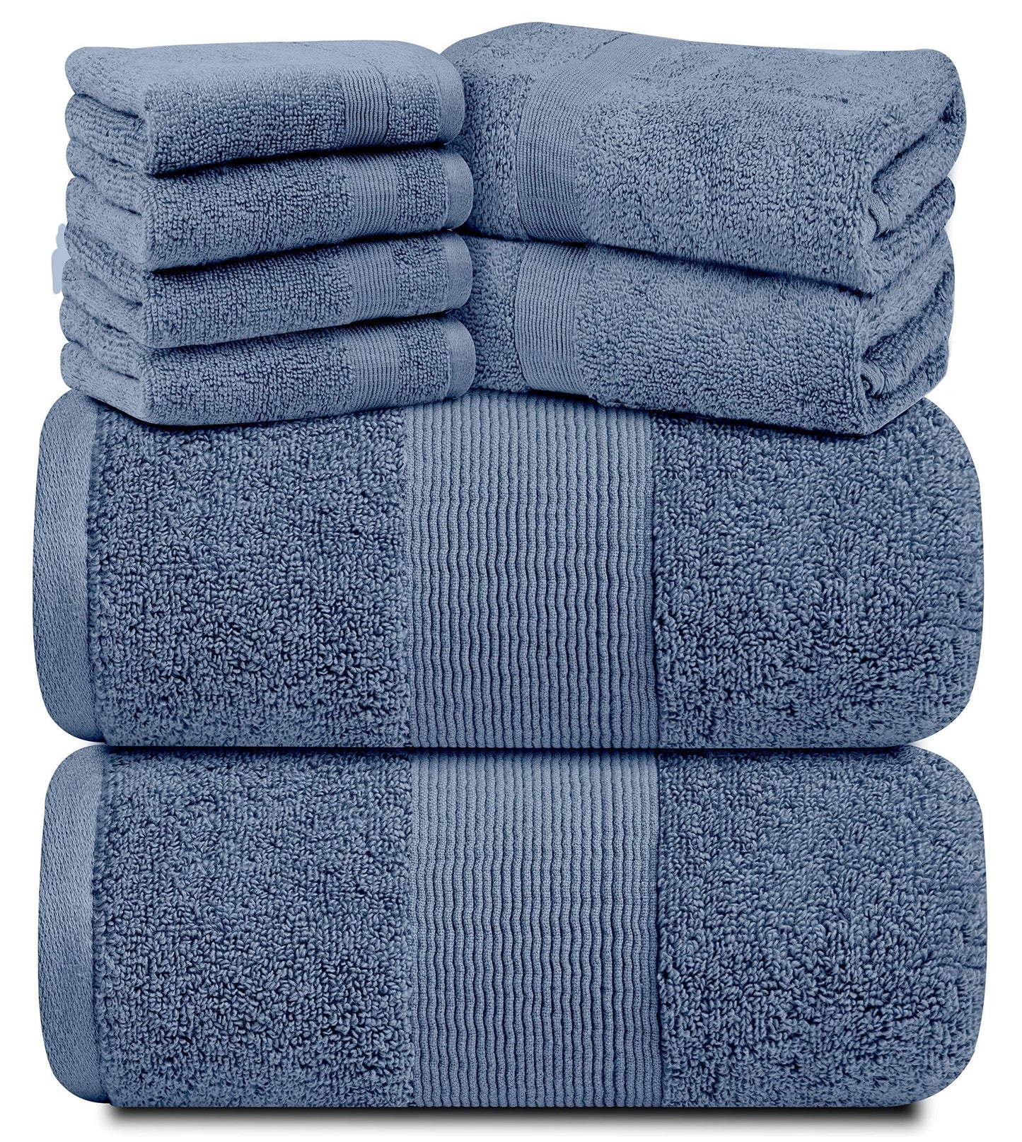 Resort Collection Luxury Bath Towel Set of 8