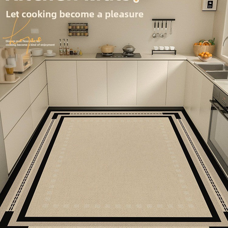 Light Luxury Diatom Mud Kitchen Carpet