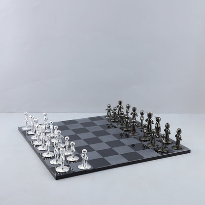 Crystal Chess Board Decor