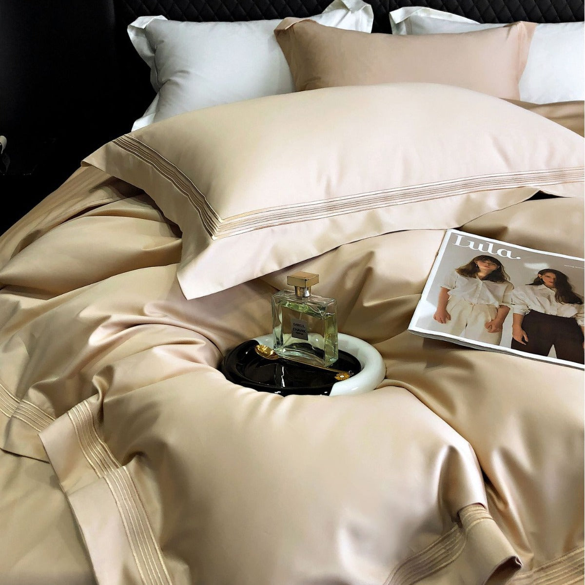 Pure Cotton Embroidered Four-Piece Bedding Set