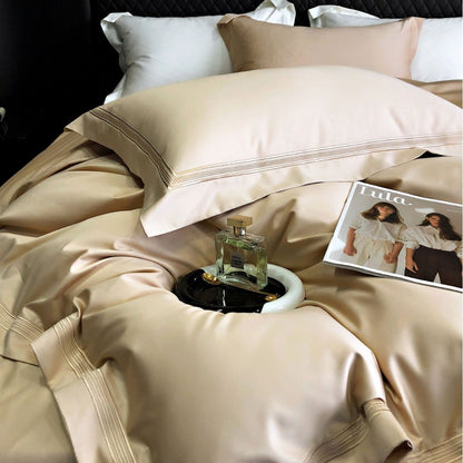 Pure Cotton Embroidered Four-Piece Bedding Set