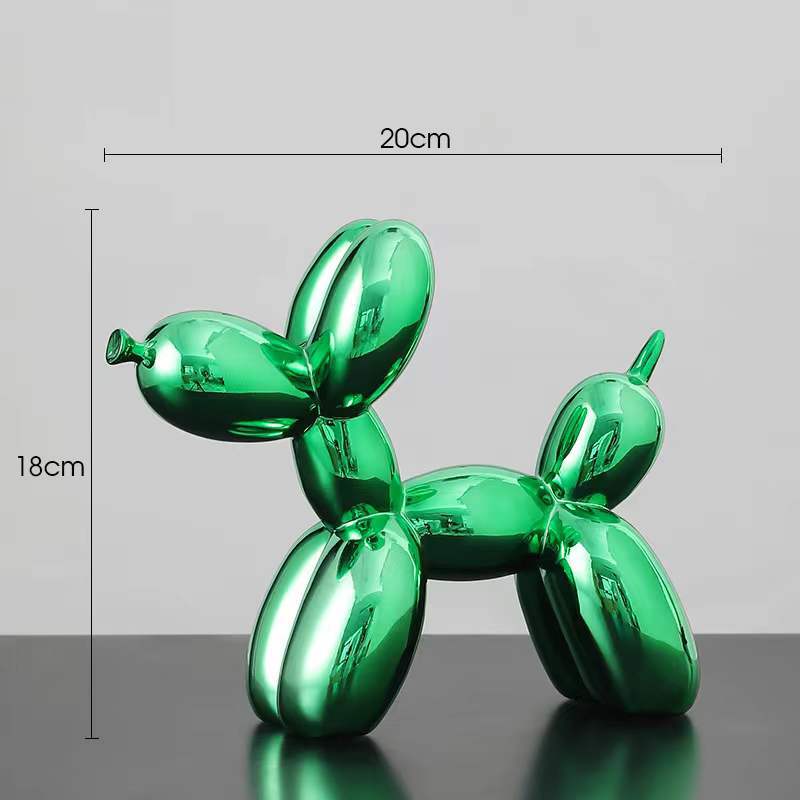 Electroplated Balloon Dog Decor