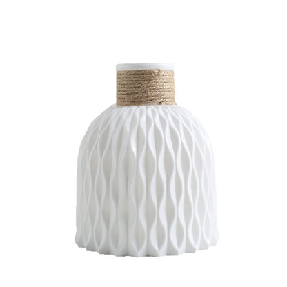 Plastic Origami Vase Desktop Decor