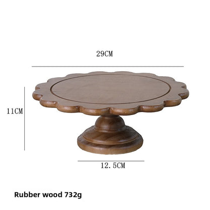 Wooden cake stand