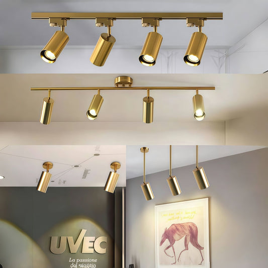 Gold LED Track Lighting System