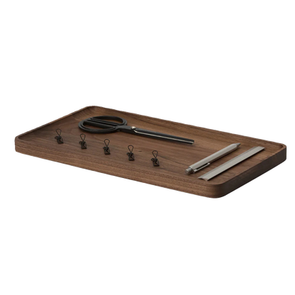 Solid Wood Desktop Storage Tray