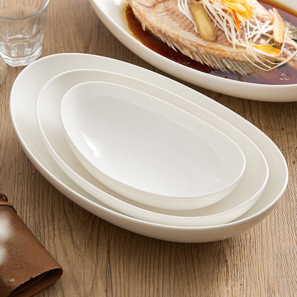 Oval Ceramic Serving Bowl